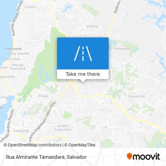 Mapa Rua Almirante Tamandaré