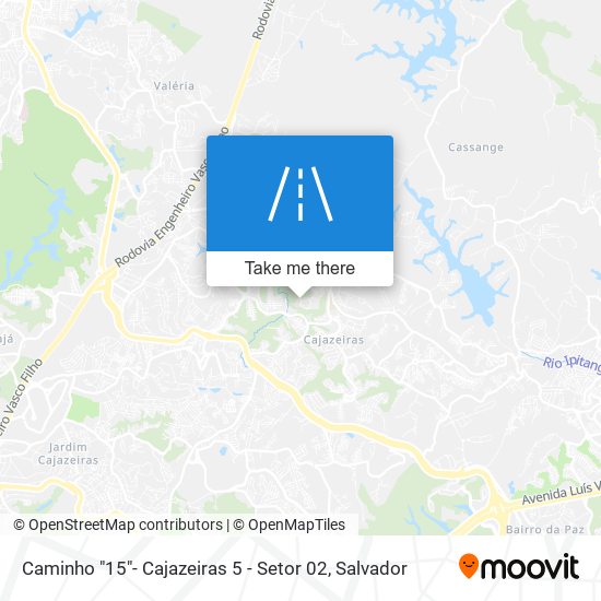 Mapa Caminho "15"- Cajazeiras 5 - Setor 02