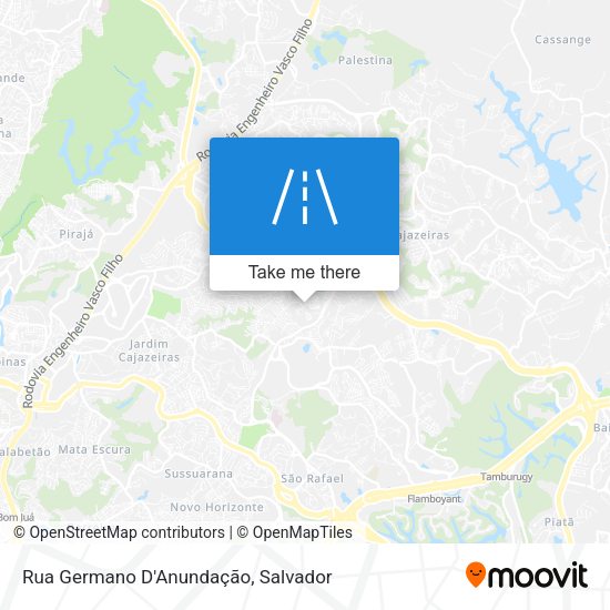 Rua Germano D'Anundação map
