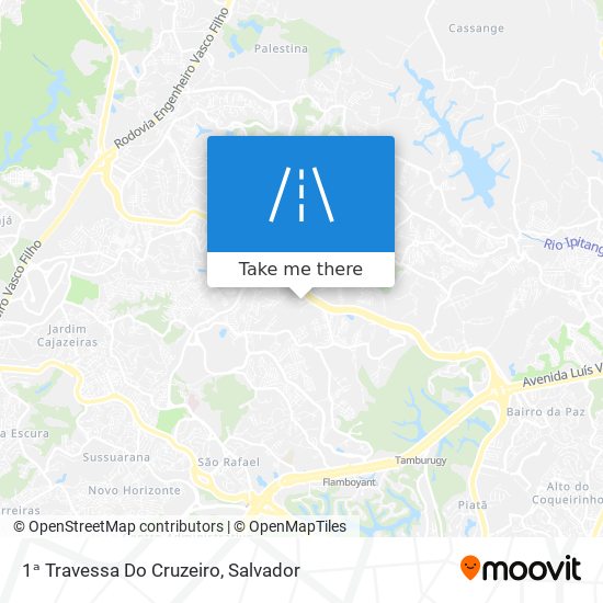 Mapa 1ᵃ Travessa Do Cruzeiro