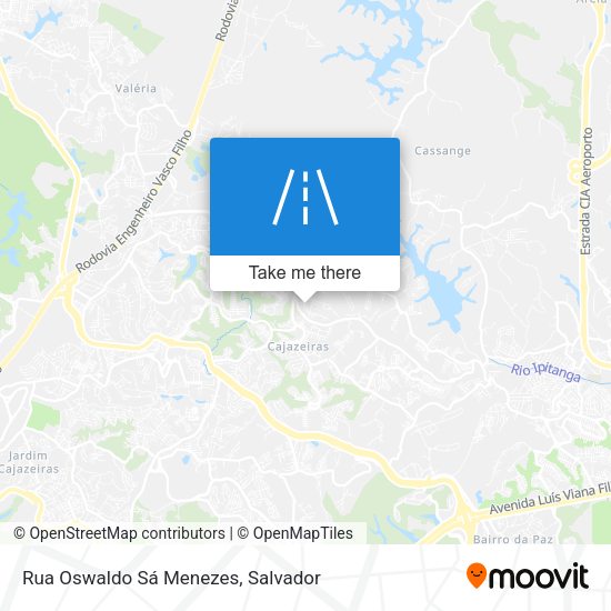 Rua Oswaldo Sá Menezes map