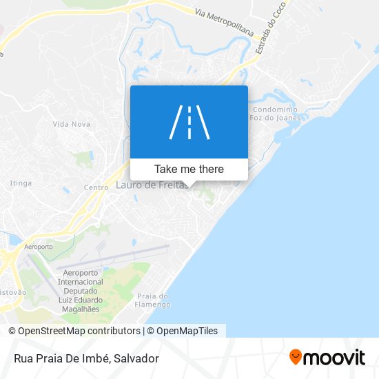 Mapa Rua Praia De Imbé