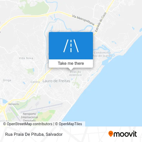 Rua Praia De Pituba map