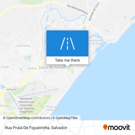 Mapa Rua Praia De Figueirinha
