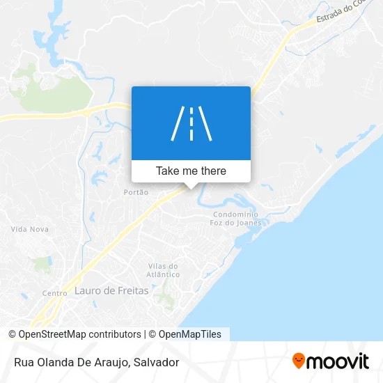 Rua Olanda De Araujo map