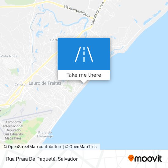 Mapa Rua Praia De Paquetá