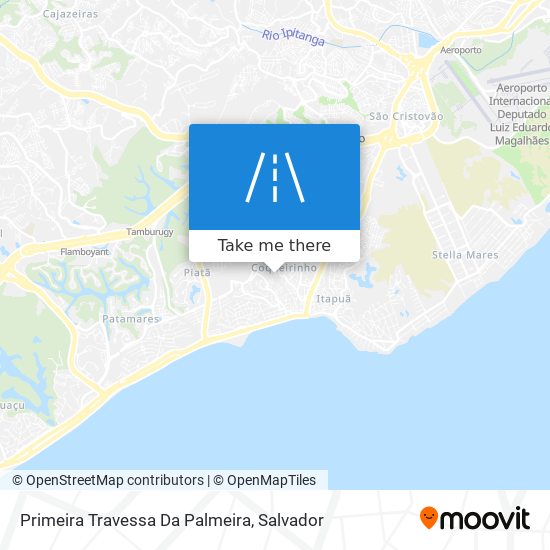 Primeira Travessa Da Palmeira map