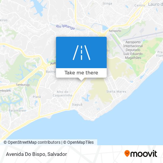 Mapa Avenida Do Bispo