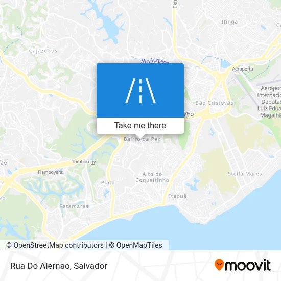Rua Do Alernao map