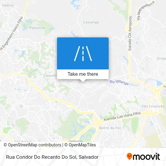 Rua Condor Do Recanto Do Sol map