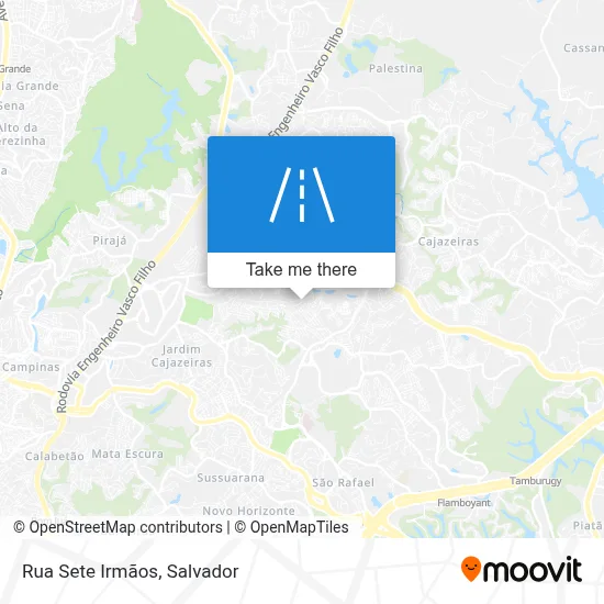 Rua Sete Irmãos map