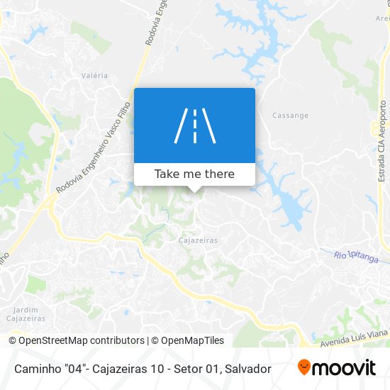 Mapa Caminho "04"- Cajazeiras 10 - Setor 01