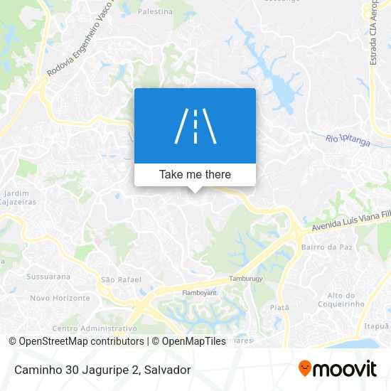 Caminho 30 Jaguripe 2 map