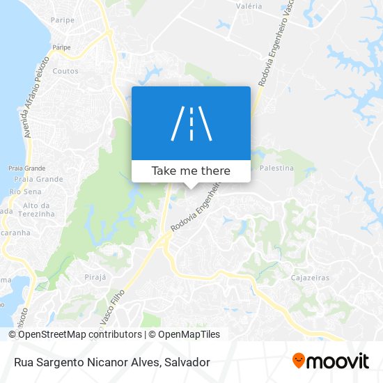 Rua Sargento Nicanor Alves map