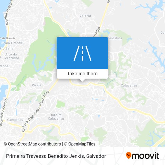 Primeira Travessa Benedito Jenkis map