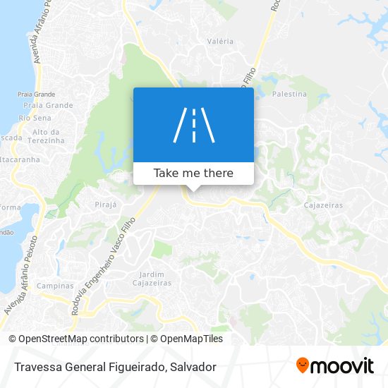 Mapa Travessa General Figueirado