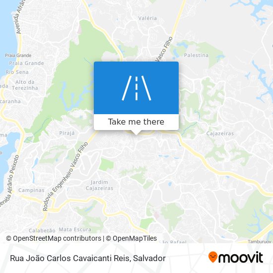 Mapa Rua João Carlos Cavaicanti Reis