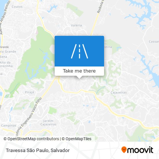 Mapa Travessa São Paulo