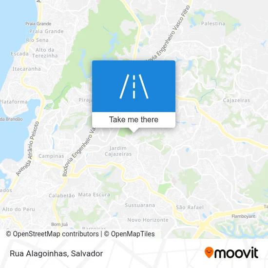 Rua Alagoinhas map