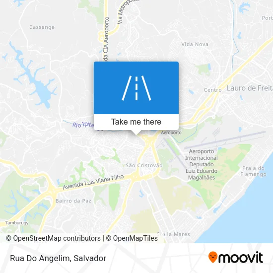 Rua Do Angelim map