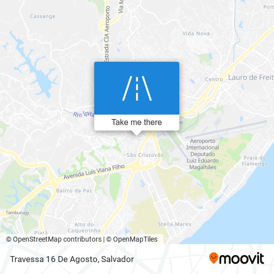 Travessa 16 De Agosto map