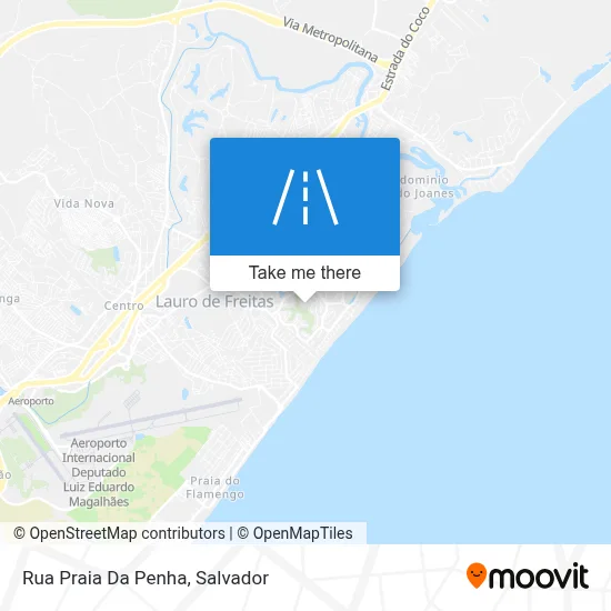 Rua Praia Da Penha map