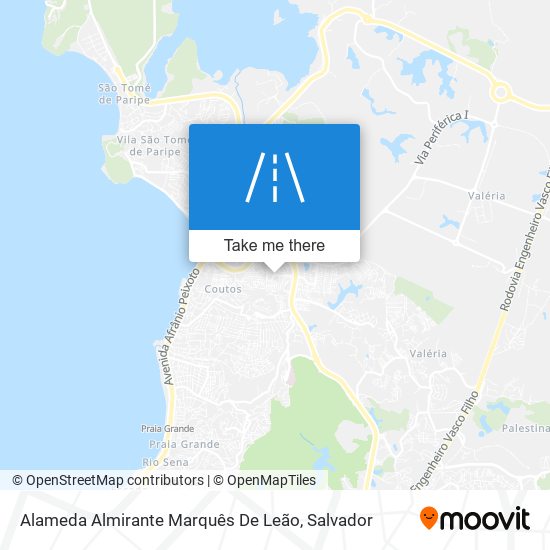 Mapa Alameda Almirante Marquês De Leão