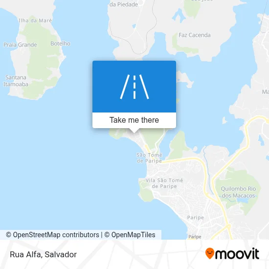 Rua Alfa map