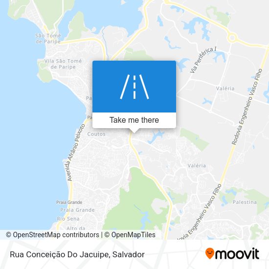 Rua Conceição Do Jacuipe map