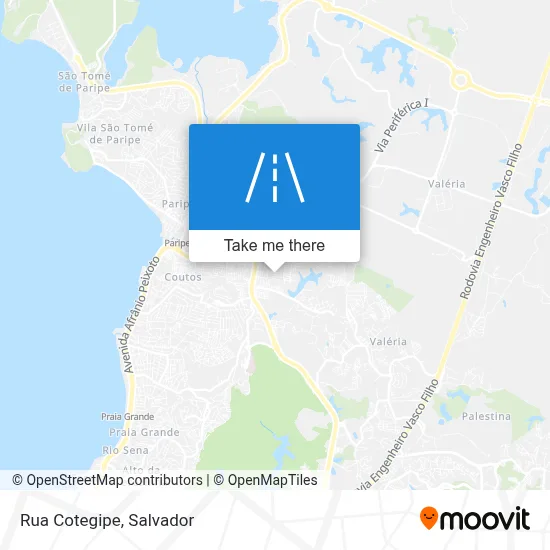 Rua Cotegipe map