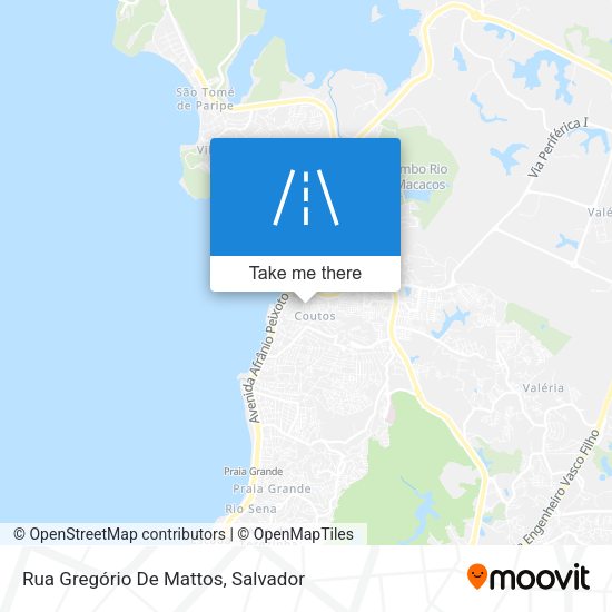 Rua Gregório De Mattos map