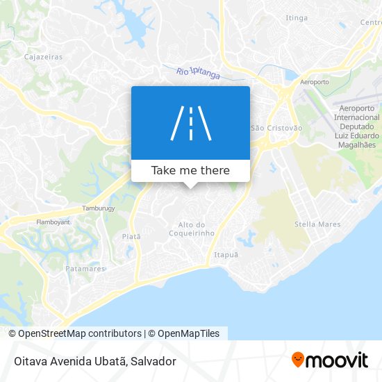 Oitava Avenida Ubatã map