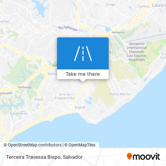 Terceira Travessa Bispo map