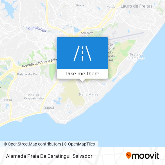 Alameda Praia De Caratingui map