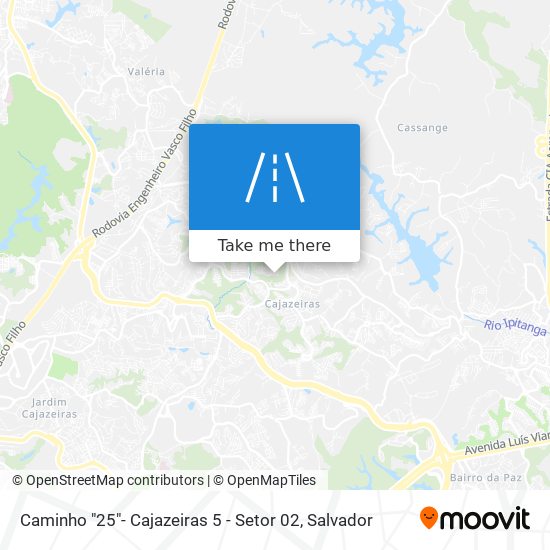 Mapa Caminho "25"- Cajazeiras 5 - Setor 02