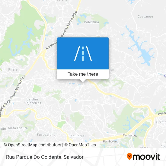 Rua Parque Do Ocidente map