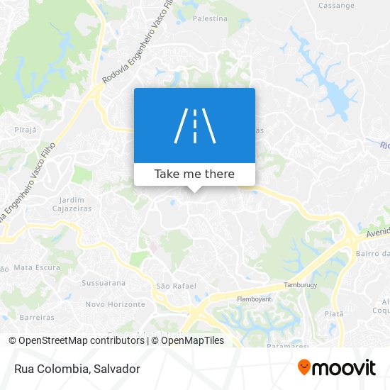 Rua Colombia map