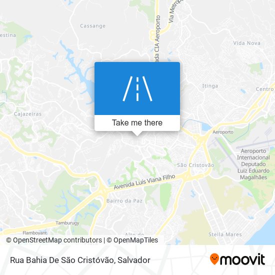 Rua Bahia De São Cristóvão map