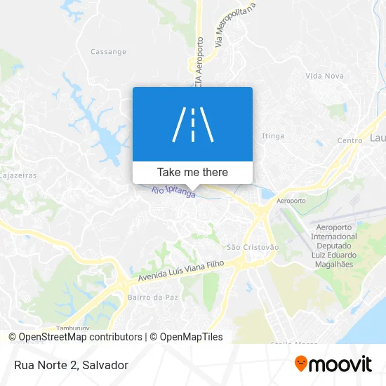 Rua Norte 2 map