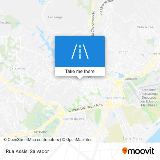 Rua Assis map