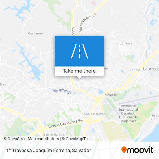 1ª Travessa Joaquim Ferreira map