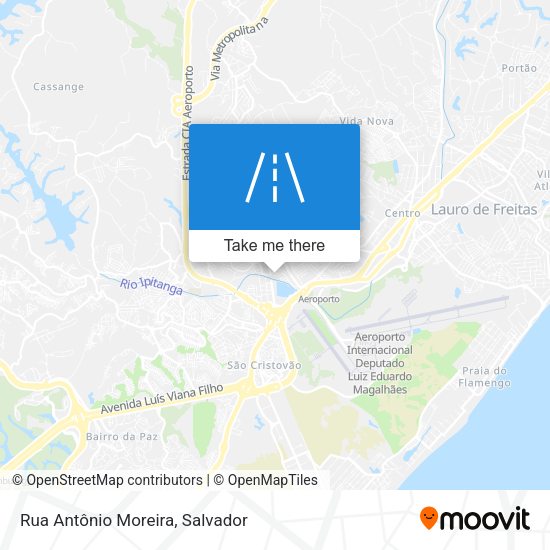 Rua Antônio Moreira map