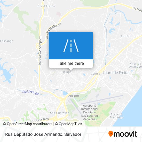 Rua Deputado José Armando map