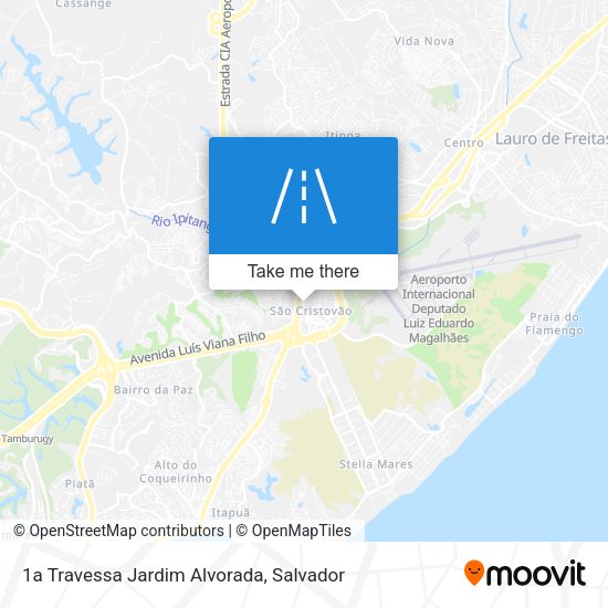 1a Travessa Jardim Alvorada map
