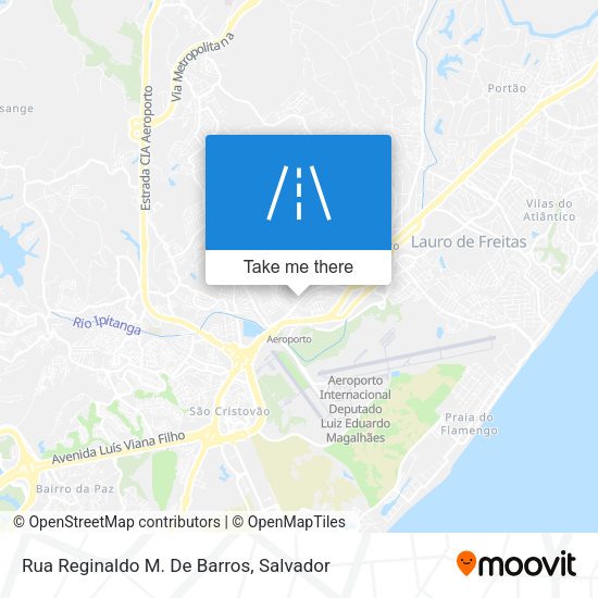 Rua Reginaldo M. De Barros map