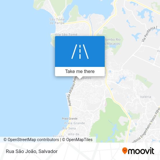 Rua São João map