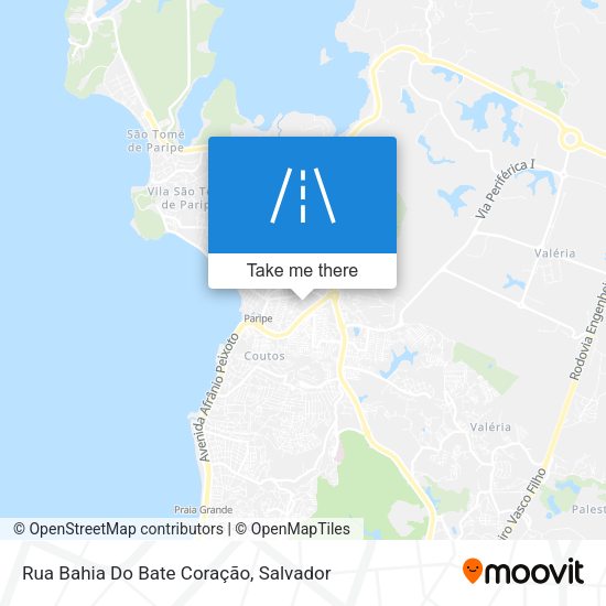 Rua Bahia Do Bate Coração map