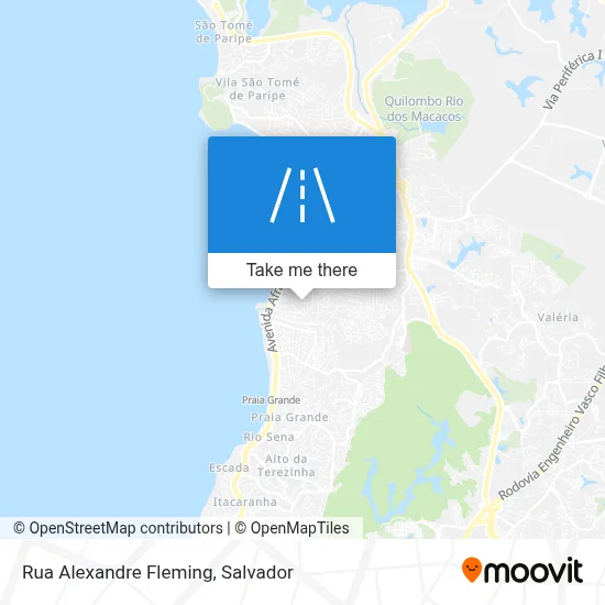 Rua Alexandre Fleming map