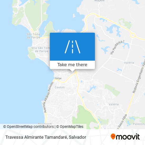 Mapa Travessa Almirante Tamandaré