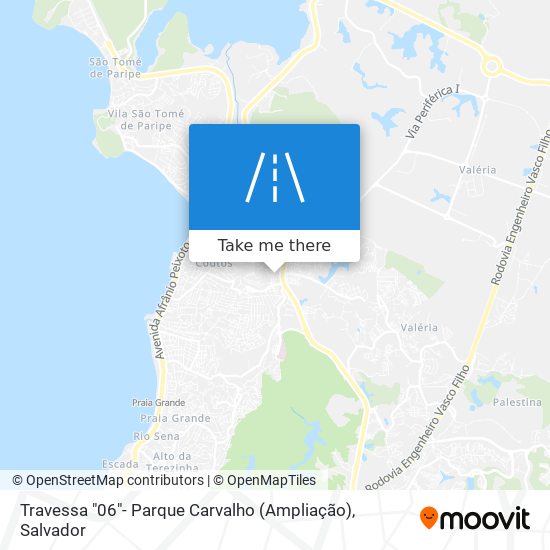 Mapa Travessa "06"- Parque Carvalho (Ampliação)